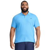 BIG & TALL ADVANTAGE PERFORMANCE POLO - BLUE REVIVAL