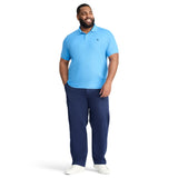 BIG & TALL ADVANTAGE PERFORMANCE POLO - BLUE REVIVAL
