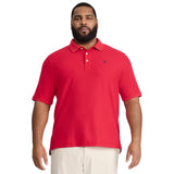 BIG & TALL ADVANTAGE PERFORMANCE POLO - REAL RED
