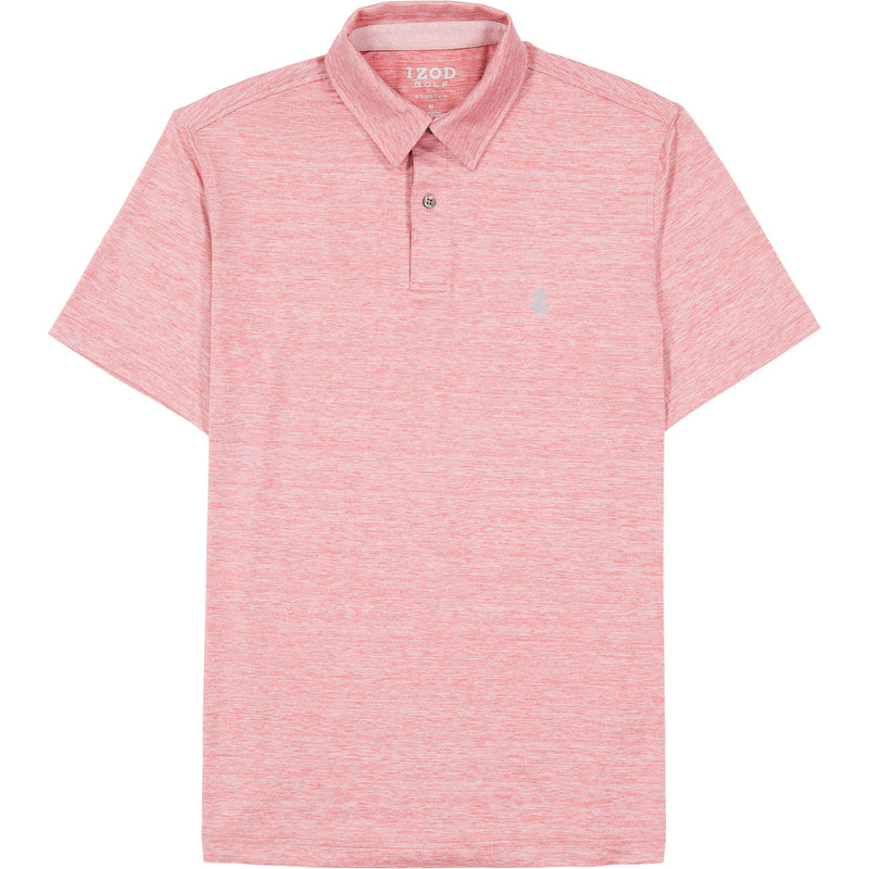 GOLF TITLE HOLDER SHORT-SLEEVE POLO - SALTWATER RED