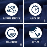 GOLF GRID POLO - RIVERIA BLUE