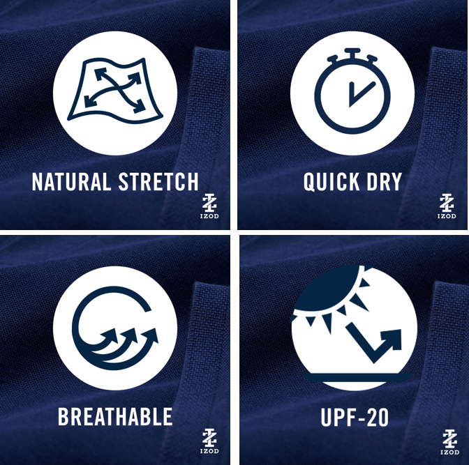 GOLF GRID POLO - RIVERIA BLUE