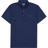 GOLF GRID POLO - PEACOAT