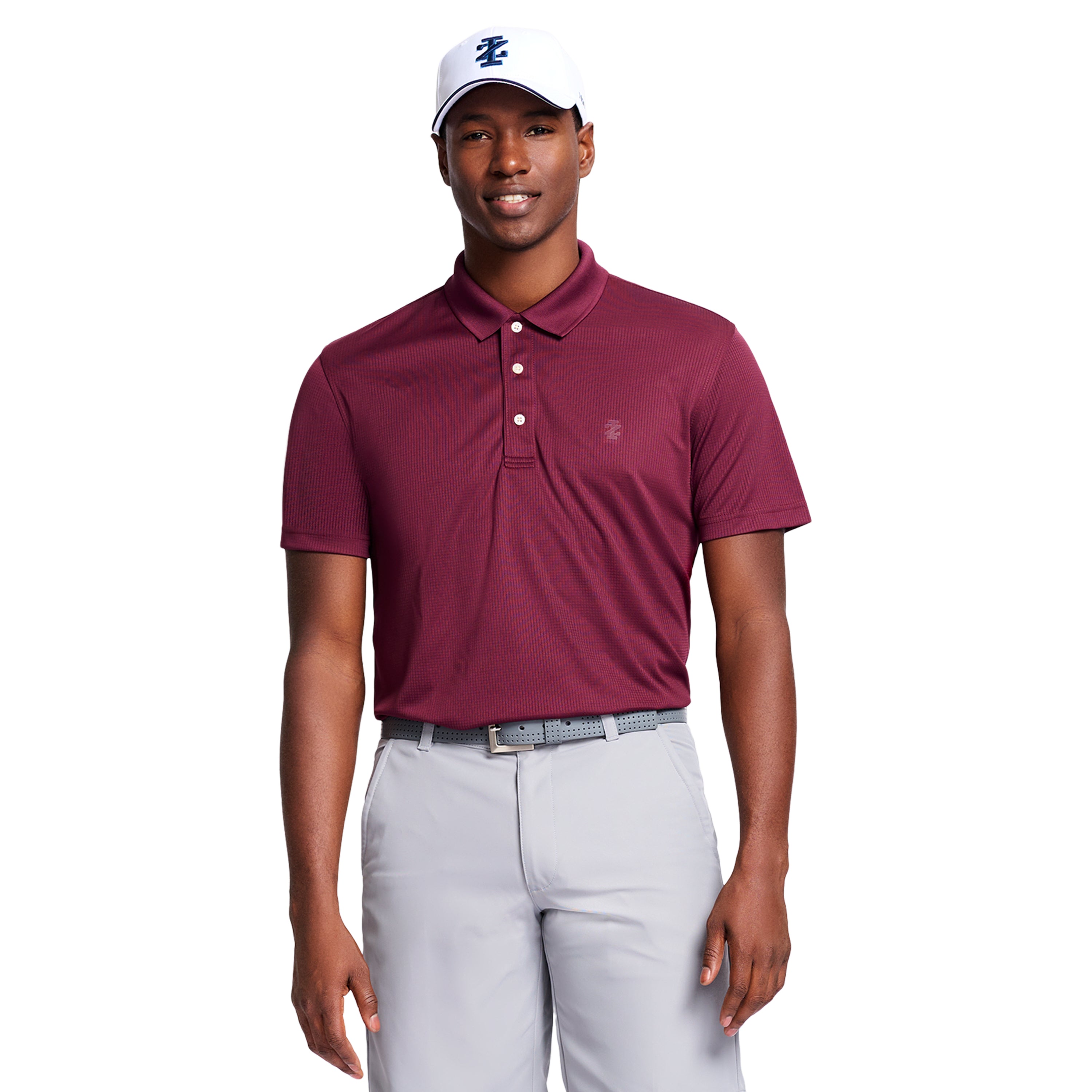 PERFORMANCE GOLF GRID POLO FIG – IZOD