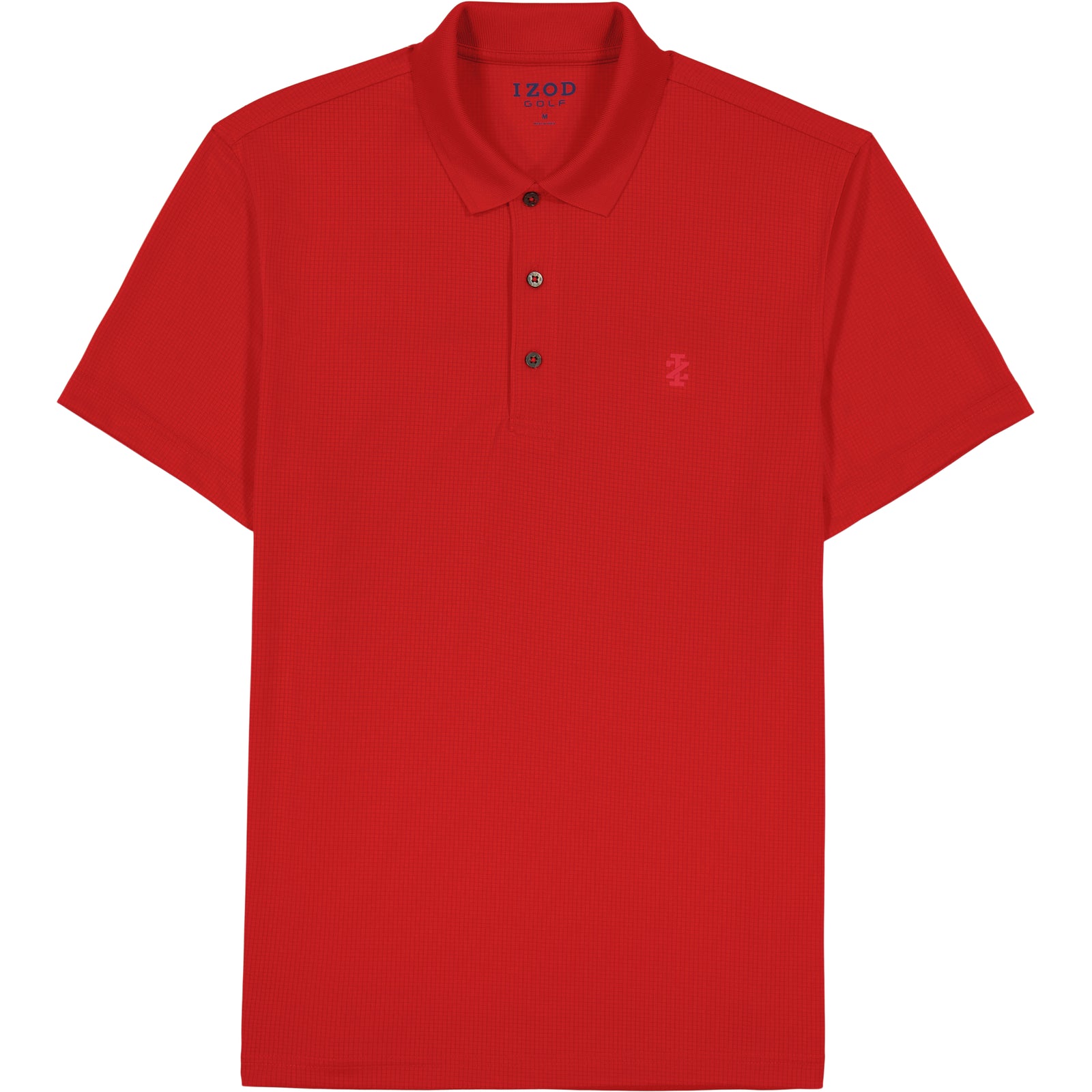 Performance Golf Grid Stretch Polo - Polish Red – IZOD