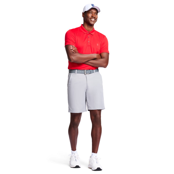 GOLF GRID POLO - POLISH RED