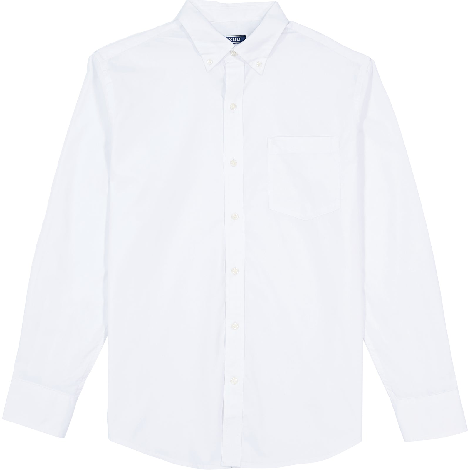 Big & Tall Performance Comfort L/S Shirt - Bright White IZOD Big & Tall Performance Comfort L/S Shirt - Bright White IZOD