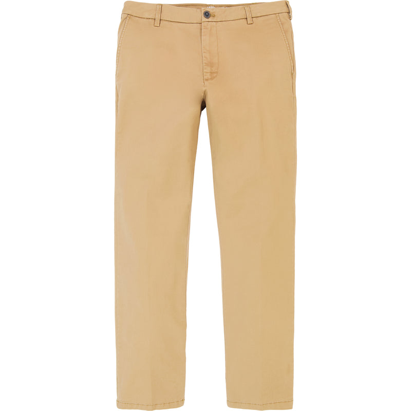 SALTWATER STRETCH FLAT FRONT STRAIGHT FIT CHINO PANT - COGNAC