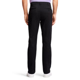 PERFORMANCE FLAT FRONT CHINO PANTS - BLACK
