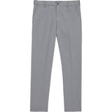 PERFORMANCE FLAT FRONT CHINO PANTS - SMOKED PEARL