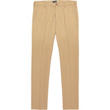 PERFORMANCE FLAT FRONT CHINO PANTS - CEDARWOOD KHAKI