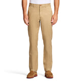 PERFORMANCE FLAT FRONT CHINO PANTS - CEDARWOOD KHAKI