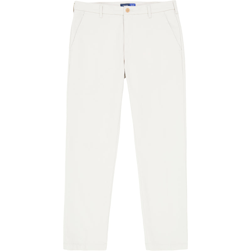 PERFORMANCE STRETCH FLAT-FRONT STRAIGHT FIT CHINO PANTS - WARM PEARL