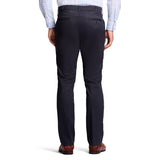 PERFORMANCE FLAT FRONT CHINO PANTS - NAVY