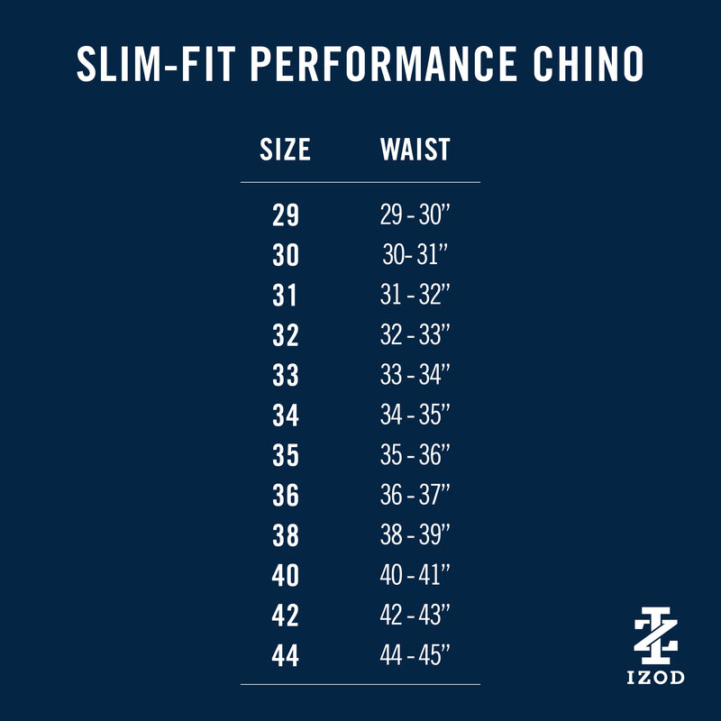 PERFORMANCE FLAT FRONT CHINO PANTS SLIM - NAVY