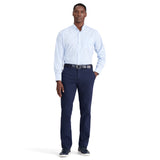 PERFORMANCE FLAT FRONT CHINO PANTS SLIM - NAVY