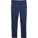 SALTWATER FLAT FRONT CHINO PANT SLIM - CADET NAVY