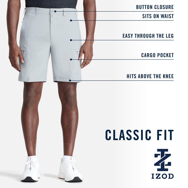 GOLF SWINGFLEX CARGO SHORT - BLACK
