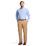 AMERICAN CHINO DOUBLE PLEATED PANT - ENGLISH KHAKI