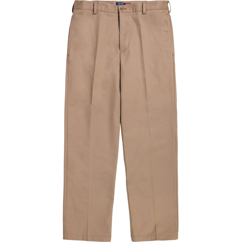 AMERICAN CHINO FLAT-FRONT CLASSIC FIT PANT - ENGLISH KHAKI