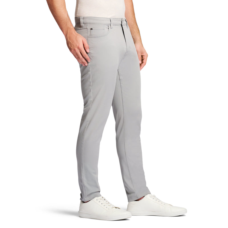 SALTWATER 5-POCKET STRAIGHT FIT CHINO PANT - CINDER BLOCK