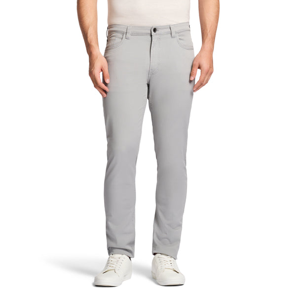 SALTWATER 5-POCKET STRAIGHT FIT CHINO PANT - CINDER BLOCK