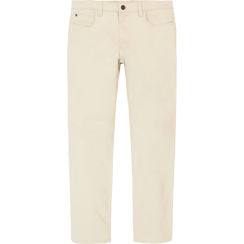 SALTWATER 5-POCKET STRAIGHT FIT CHINO PANT - PALE KHAKI