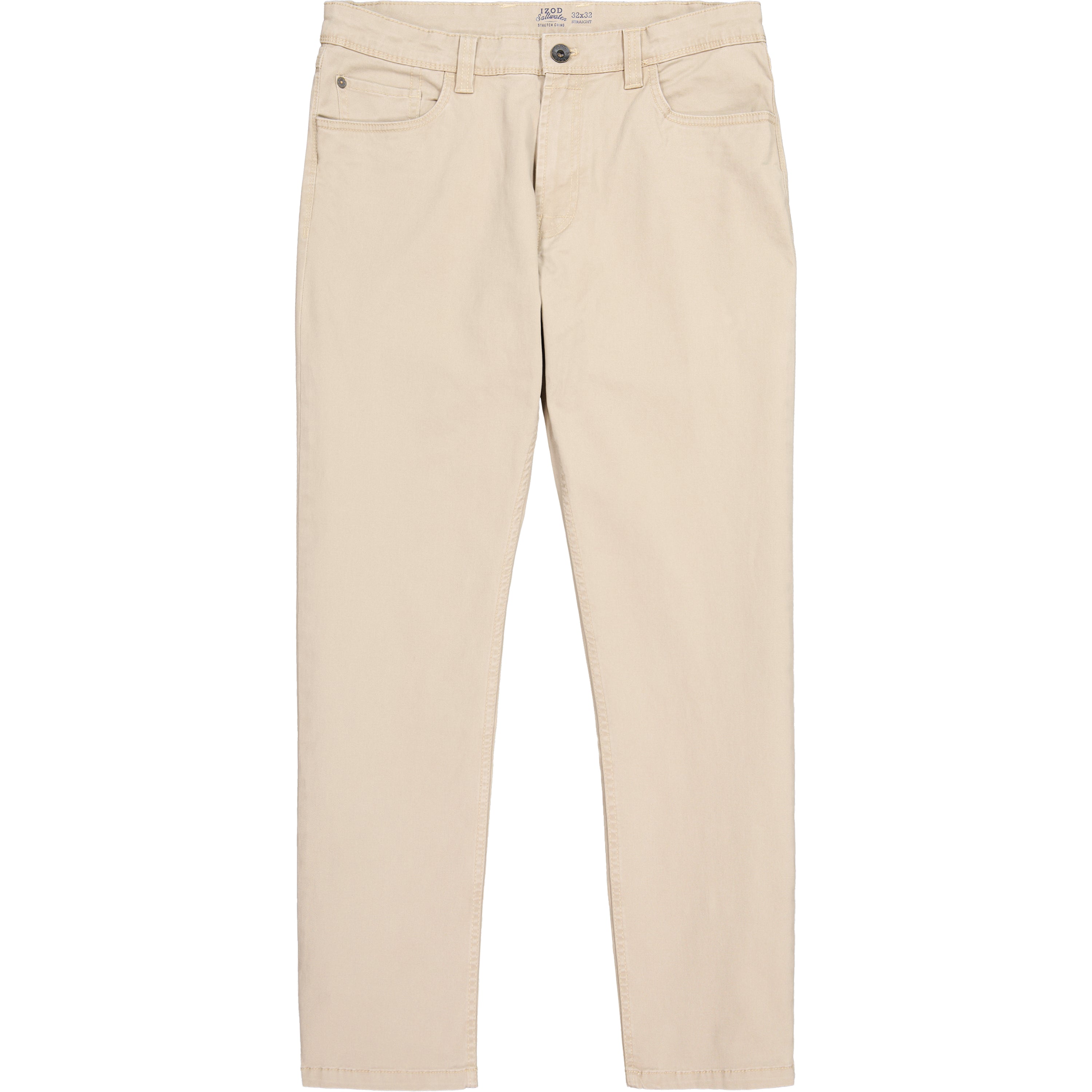 Saltwater 5-Pocket Straight Fit Chino Pant - Cedarwood Khaki – IZOD
