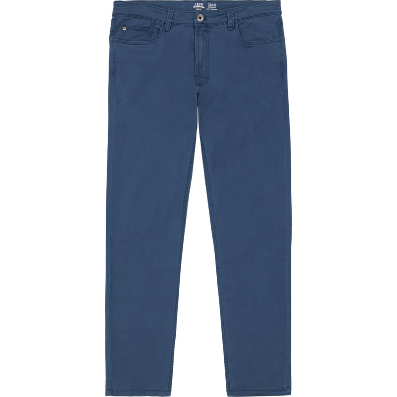 SALTWATER 5-POCKET STRAIGHT FIT CHINO PANT - CADET NAVY