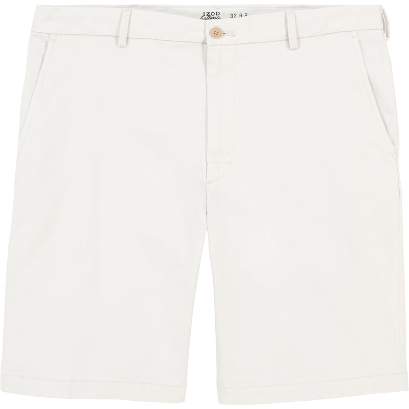 SALTWATER FLAT-FRONT CHINO SHORT - SILVER BIRCH