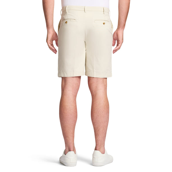 SALTWATER 9.5" FLAT FRONT CHINO SHORT - SILVER BIRCH