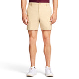 SALTWATER 7" FLAT FRONT CHINO SHORT - PALE KHAKI