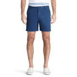 SALTWATER 7" FLAT FRONT CHINO SHORT - CADET NAVY