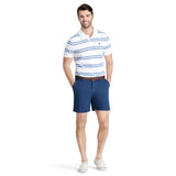 SALTWATER 7" FLAT FRONT CHINO SHORT - CADET NAVY