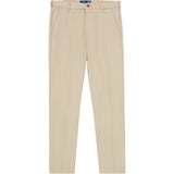 BIG & TALL PERFORMANCE FLAT FRONT CHINO PANTS - CEDARWOOD KHAKI