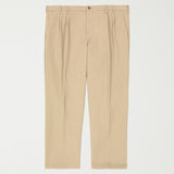 BIG & TALL PERFORMANCE FLAT FRONT CHINO PANTS - CEDARWOOD KHAKI