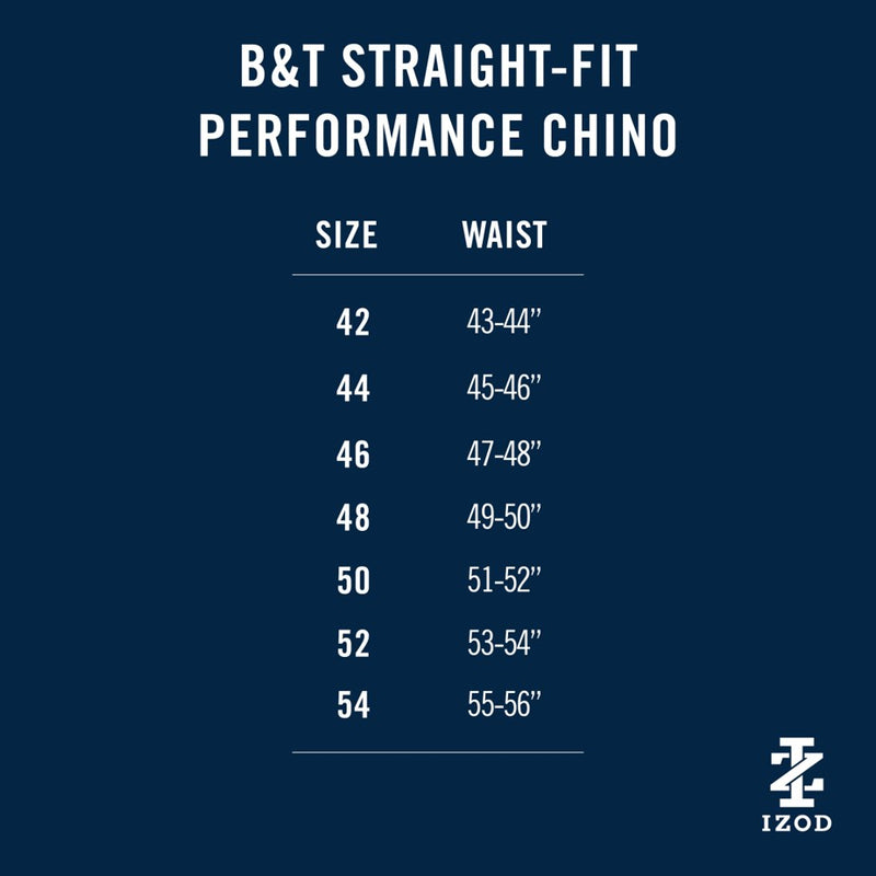 BIG & TALL PERFORMANCE FLAT FRONT CHINO PANTS - NAVY