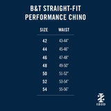 BIG & TALL PERFORMANCE FLAT FRONT CHINO PANTS - BLACK