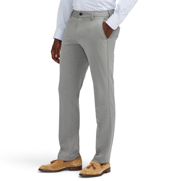 TRAVELER FLAT FRONT CHINO PANT - SMOKED PEARL