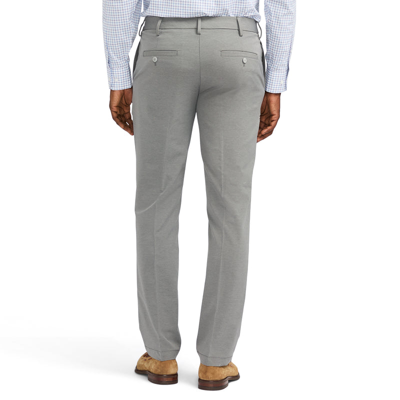 TRAVELER FLAT FRONT CHINO PANT - SMOKED PEARL