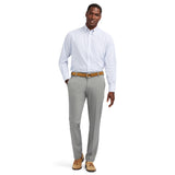 TRAVELER FLAT FRONT CHINO PANT - SMOKED PEARL