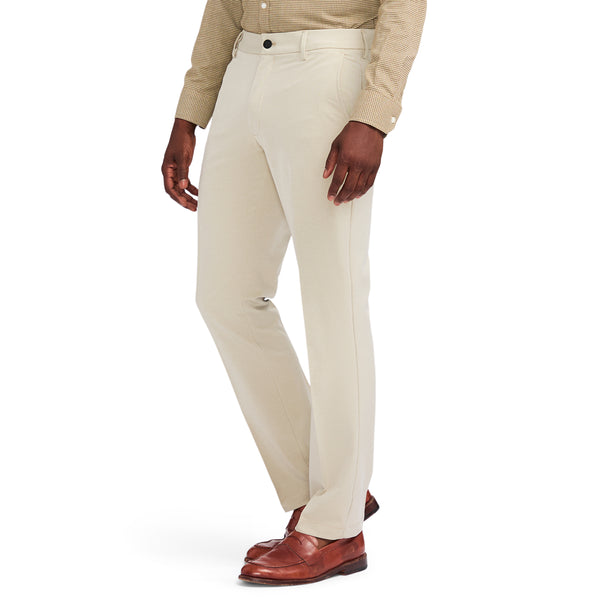 TRAVELER FLAT FRONT CHINO PANT - PLAZA TAUPE HEATHE