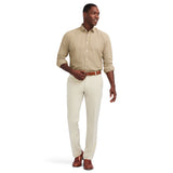TRAVELER FLAT FRONT CHINO PANT - PLAZA TAUPE HEATHE