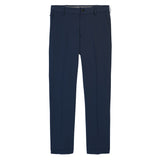 TRAVELER FLAT FRONT CHINO PANT - NAVY BLAZER HEATHE