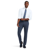 TRAVELER FLAT FRONT CHINO PANT - NAVY BLAZER HEATHE