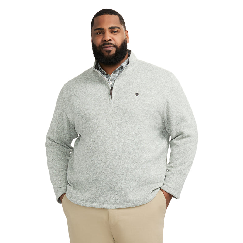 Big and tall quarter zip pullover sale