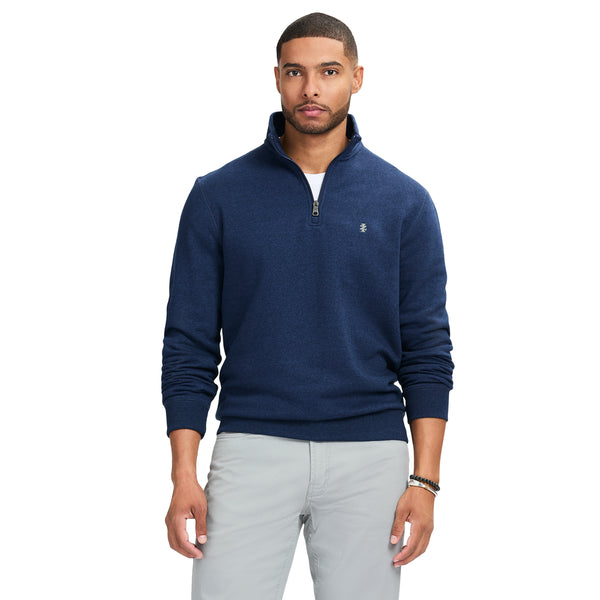 ADVANTAGE PERFORMANCE QUARTER ZIP FLEECE - NAVY BLAZER