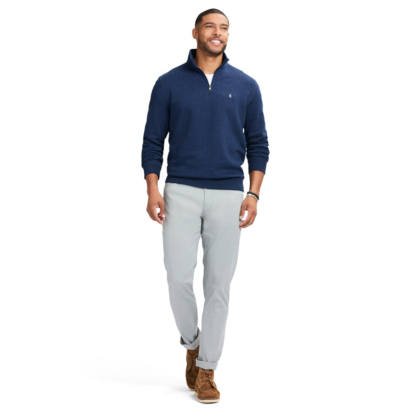 ADVANTAGE PERFORMANCE QUARTER ZIP FLEECE - NAVY BLAZER