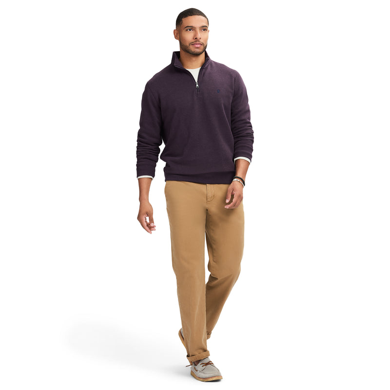 ADVANTAGE PERFORMANCE QUARTER ZIP FLEECE - PLUM PERFECT