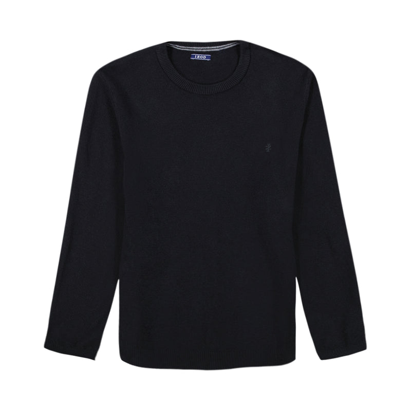 CLASSIC SOFT TOUCH CREWNECK SWEATER - BLACK